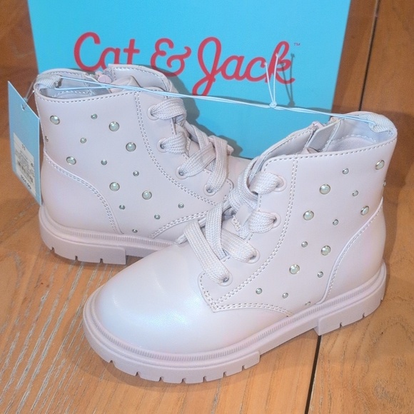 Cat & Jack Other - Cat & Jack Size 11 Amaya Boots In Blush Pink, NEW